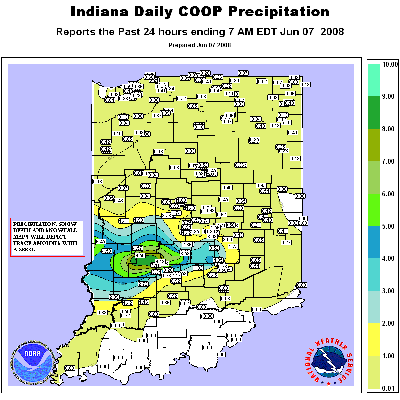 Heavy Rain Storms Flood Indiana, Including My Hometown